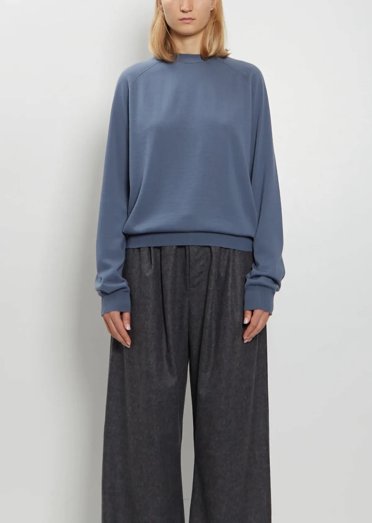 Jack Crew Neck Merino Wool Sweater by Meta Campania Collective
