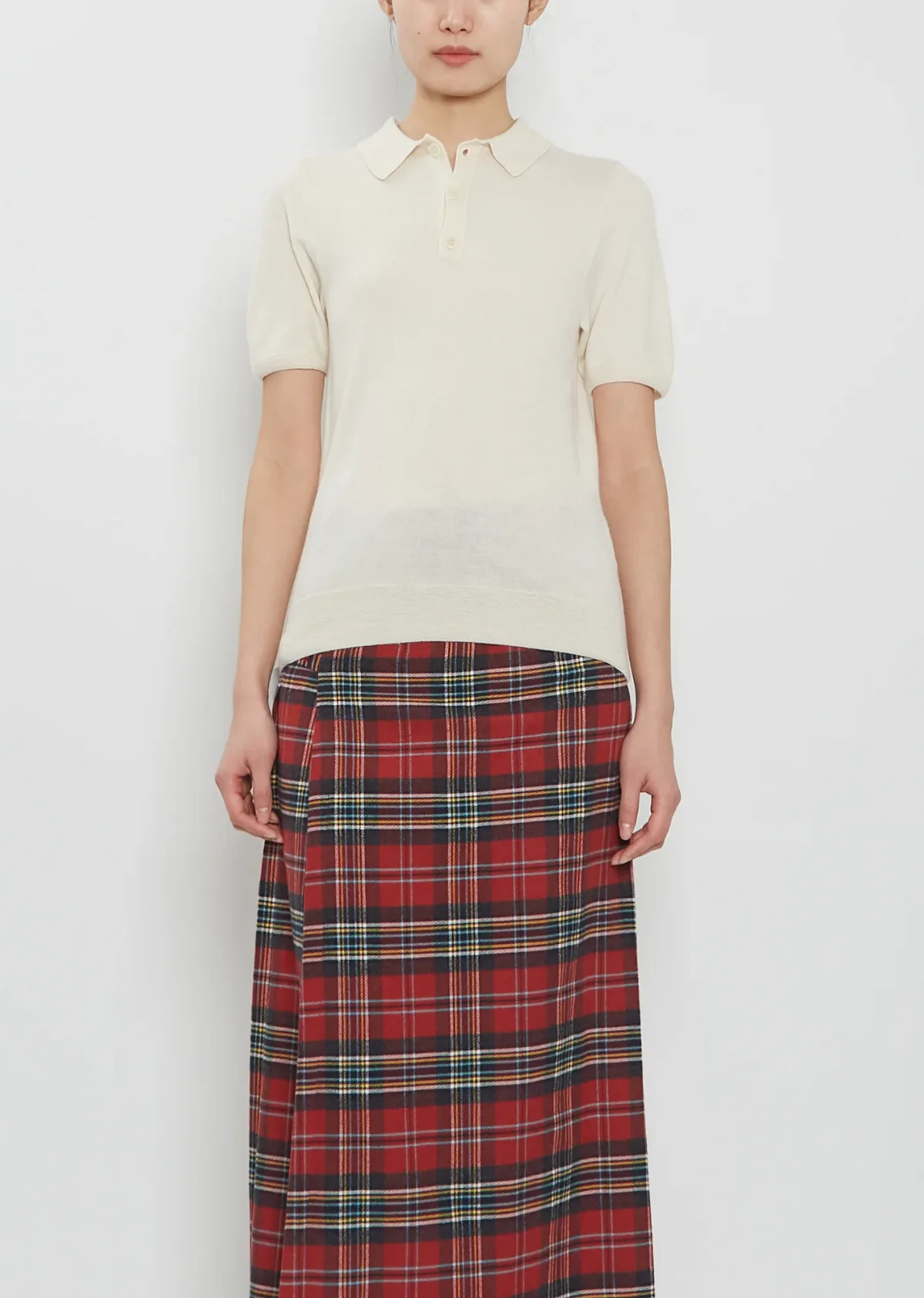 Josh Felted Cashmere Polo by Meta Campania Collective