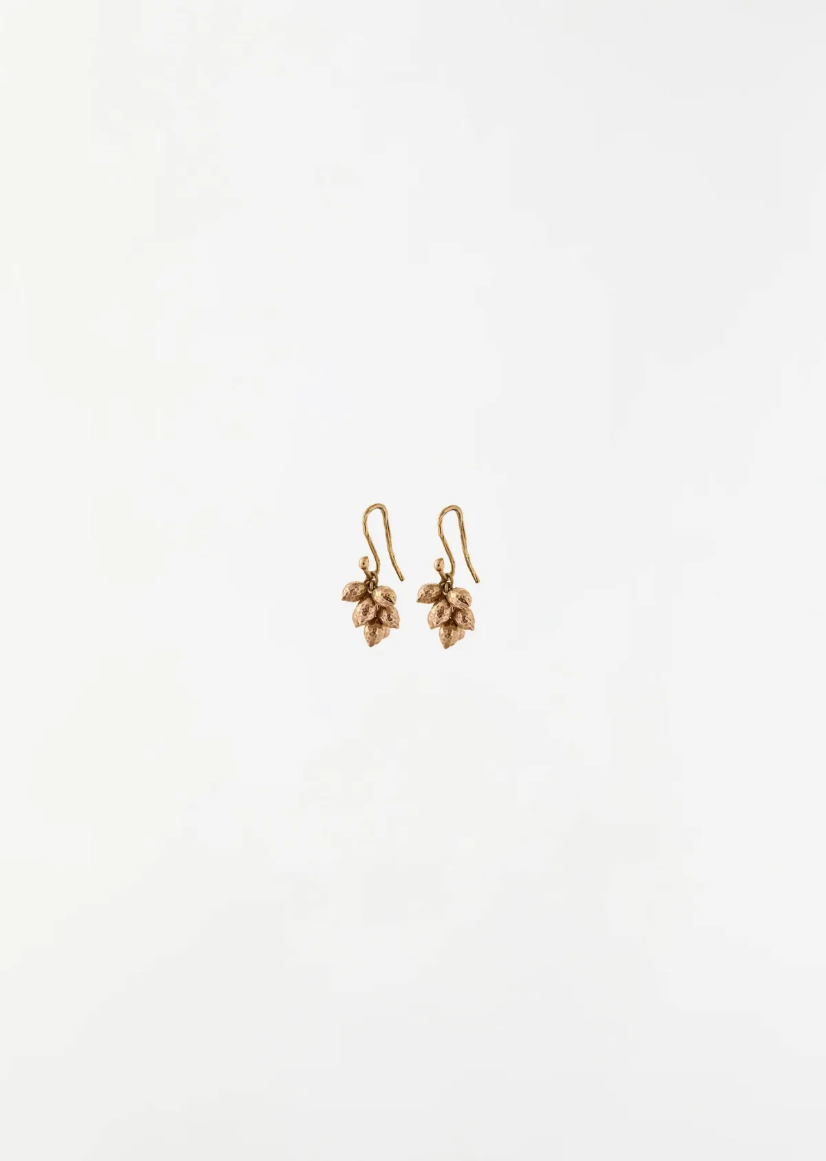 Sea Kale Seed Earrings 18k Rose Gold by Mira Stella