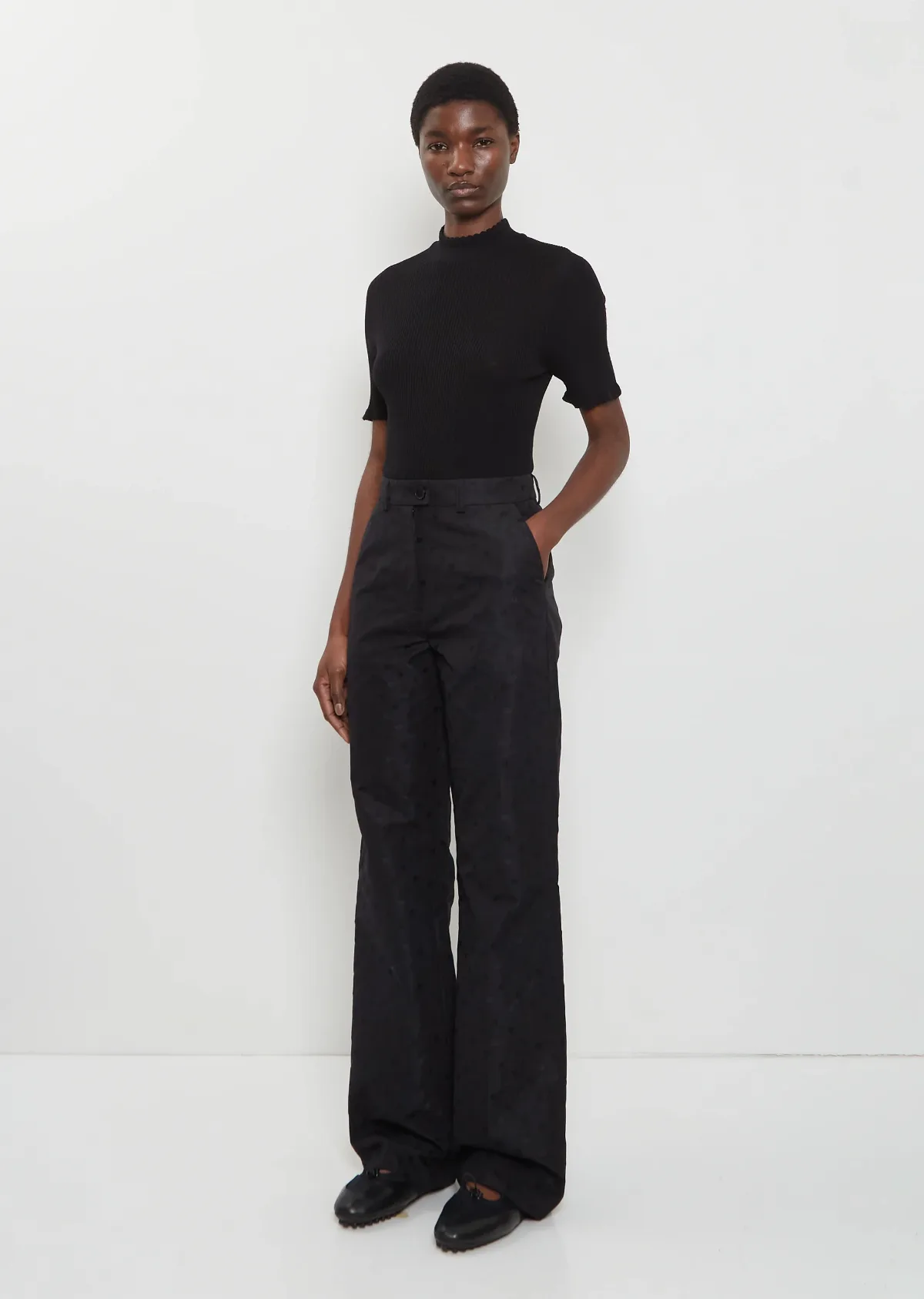 Sonja Floral Jacquard Trousers by Cecilie Bahnsen