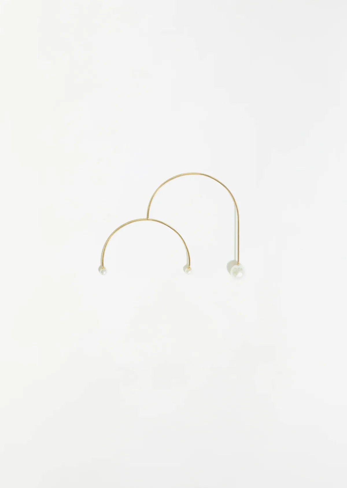 Mobile Chandelier Earring 9 18k Yellow Gold / Akoya Pearl by Shihara