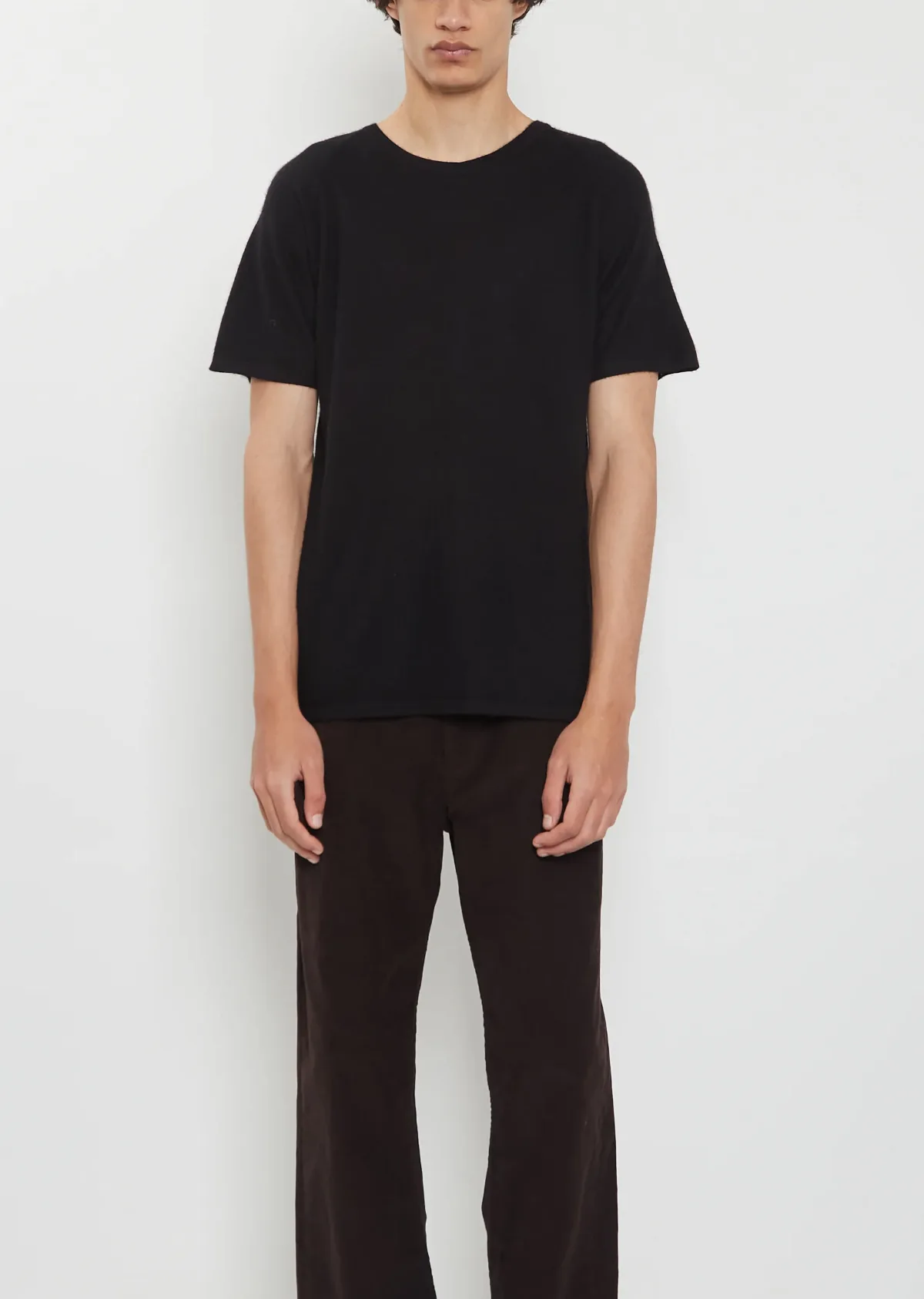 Raglan Cashmere T-Shirt Mono by Frenckenberger Men