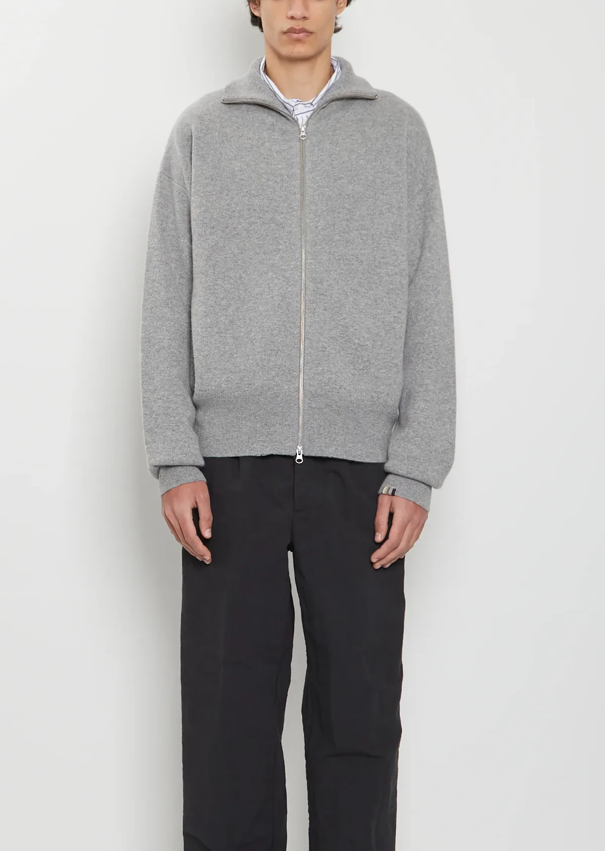 n319 Xtra Out Cashmere Cardigan by Extreme Cashmere Men