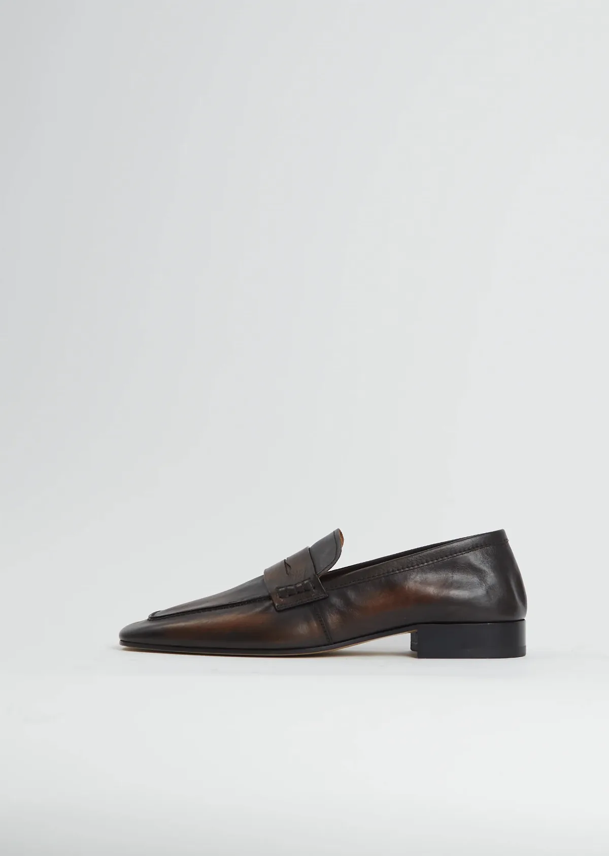 Leather Penny Loafer by Dries Van Noten