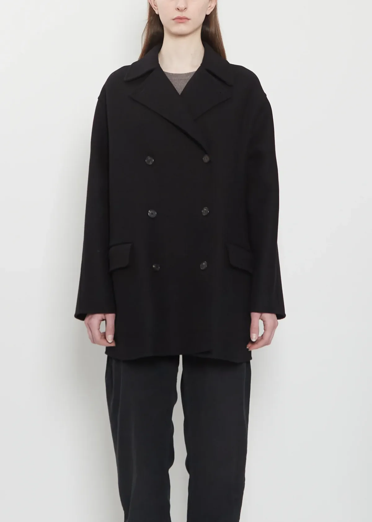 Azuron Wool Cashmere Coat by The Row