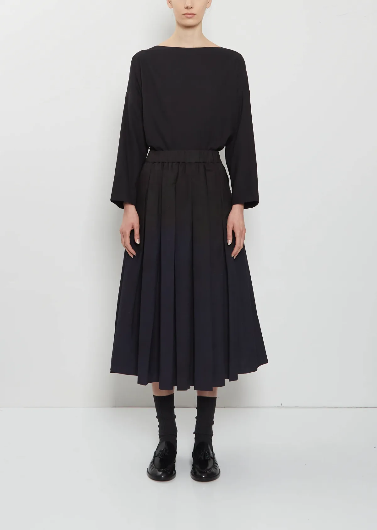 Solange Printed Typewriter Cotton Skirt by Cole De Curiosits
