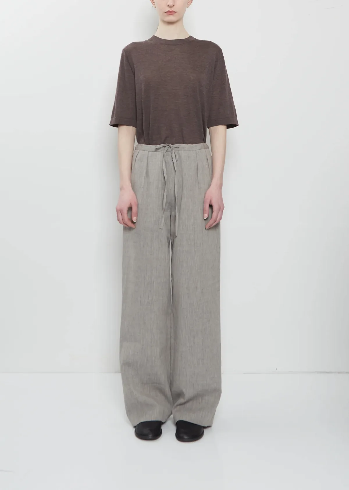 Clark Linen Cotton Pants by Loulou De Saison