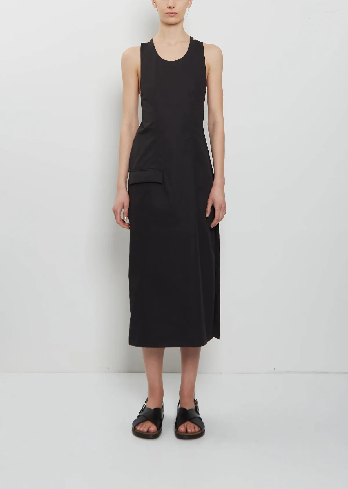 Apron Cotton Dress by Rier