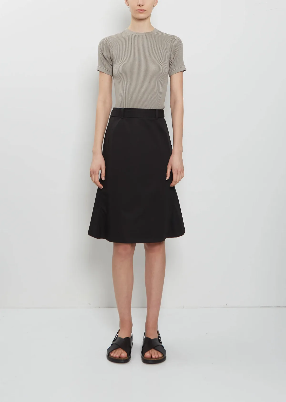 Utility Cotton Skirt by Rier