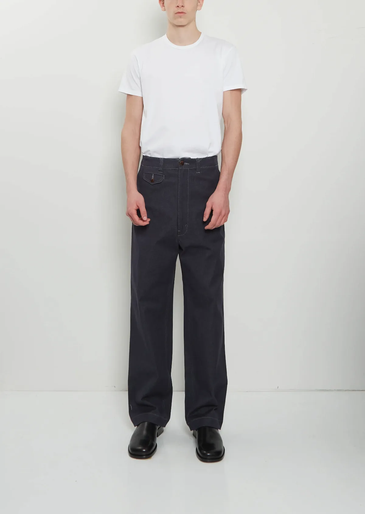 Re-Dyed Denim Pants by Junya Watanabe Man