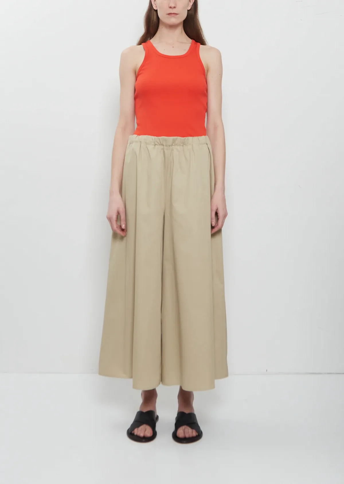 Jana Drawstring Exaggerated Skirt Trousers by Meta Campania Collective