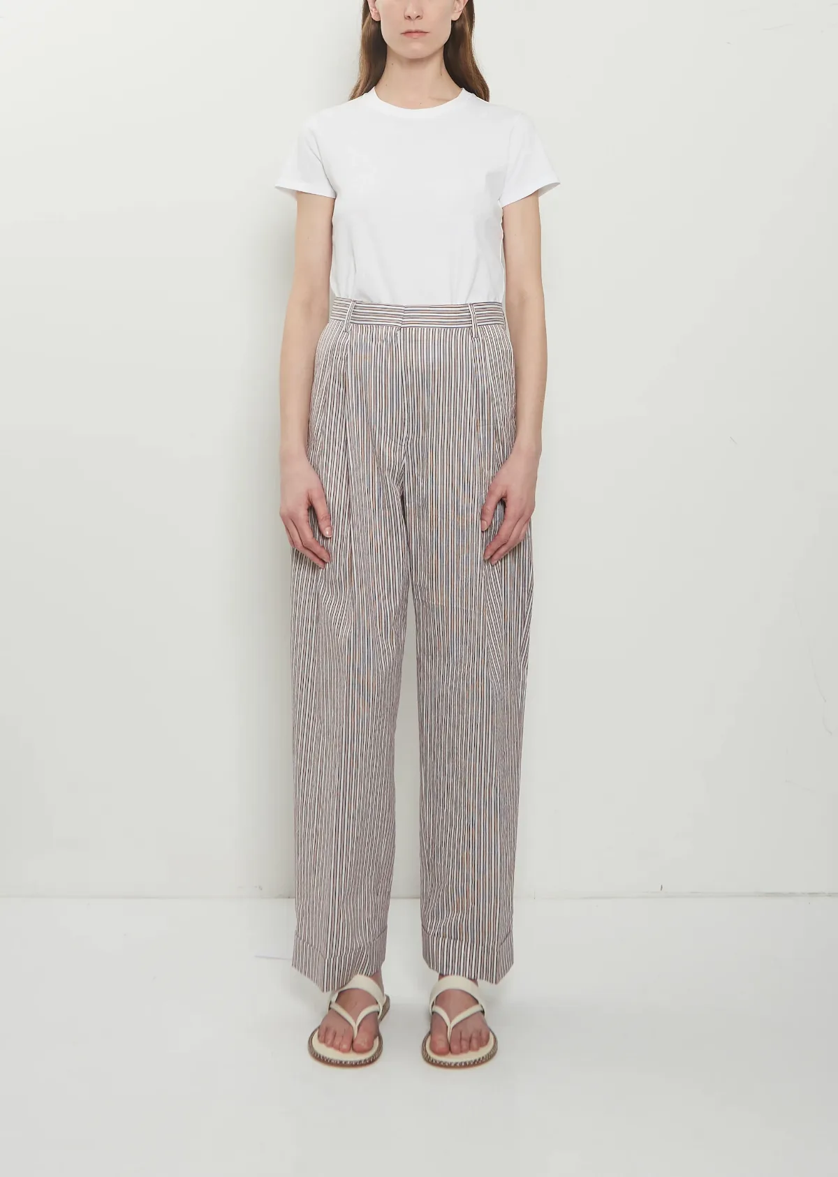 Dries Van Noten Partan Cotton Silk Pants by Dries Van Noten