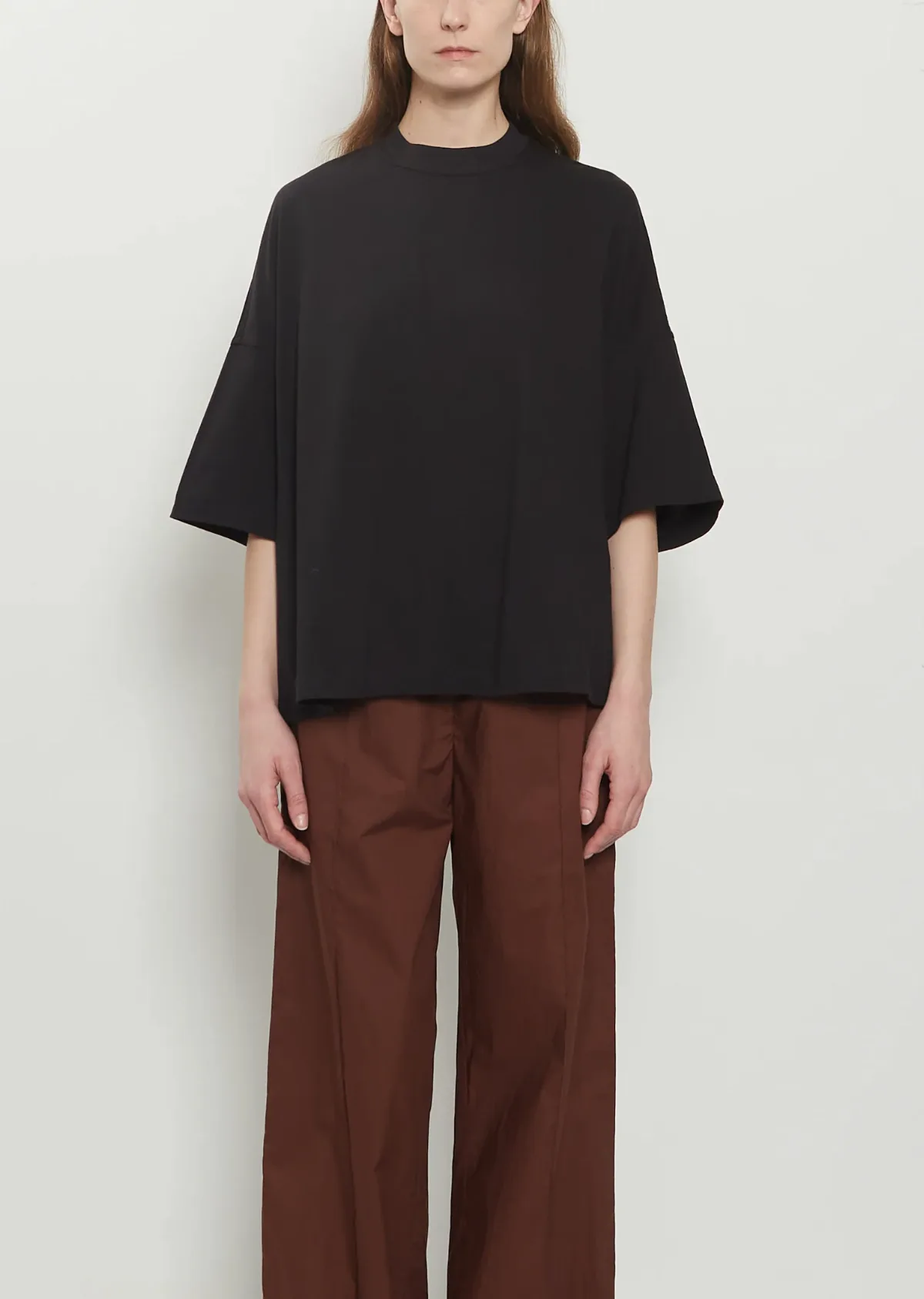 Cotton Jersey Short Sleeve T-Shirt by Plan C