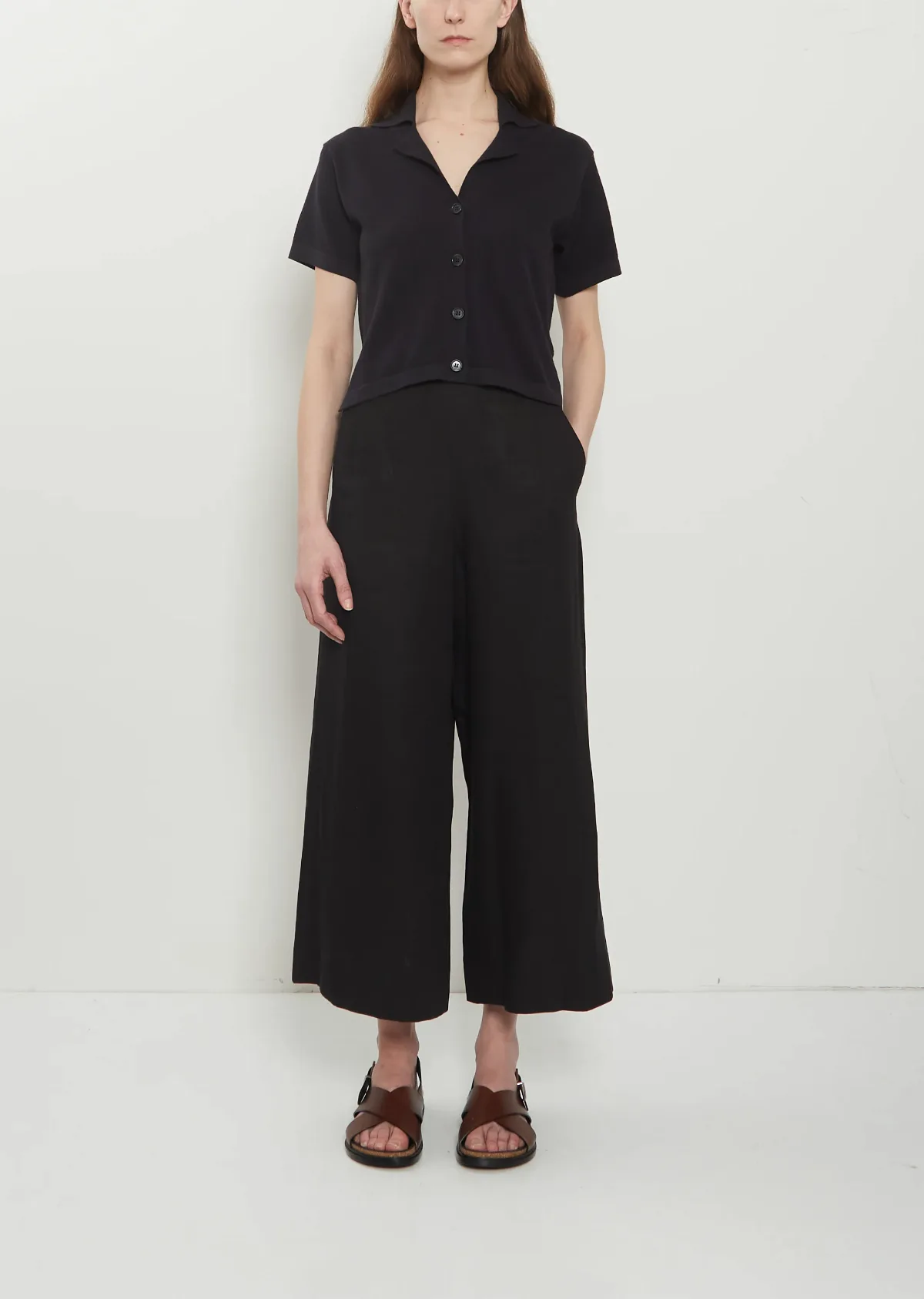 Flat Front Linen Culottes by Margaret Howell