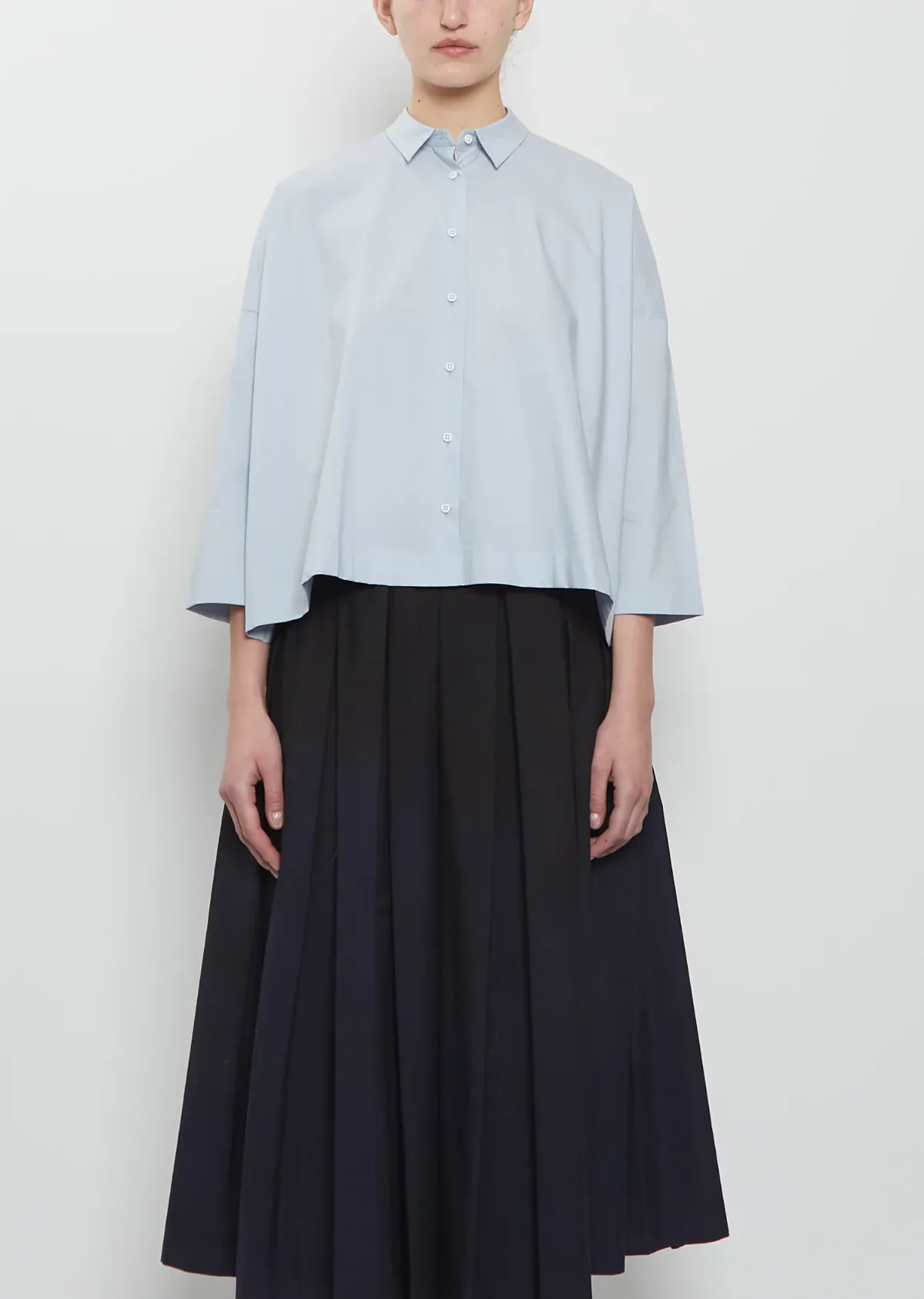Brigitte Typewriter Cotton Shirt by Cole De Curiosits