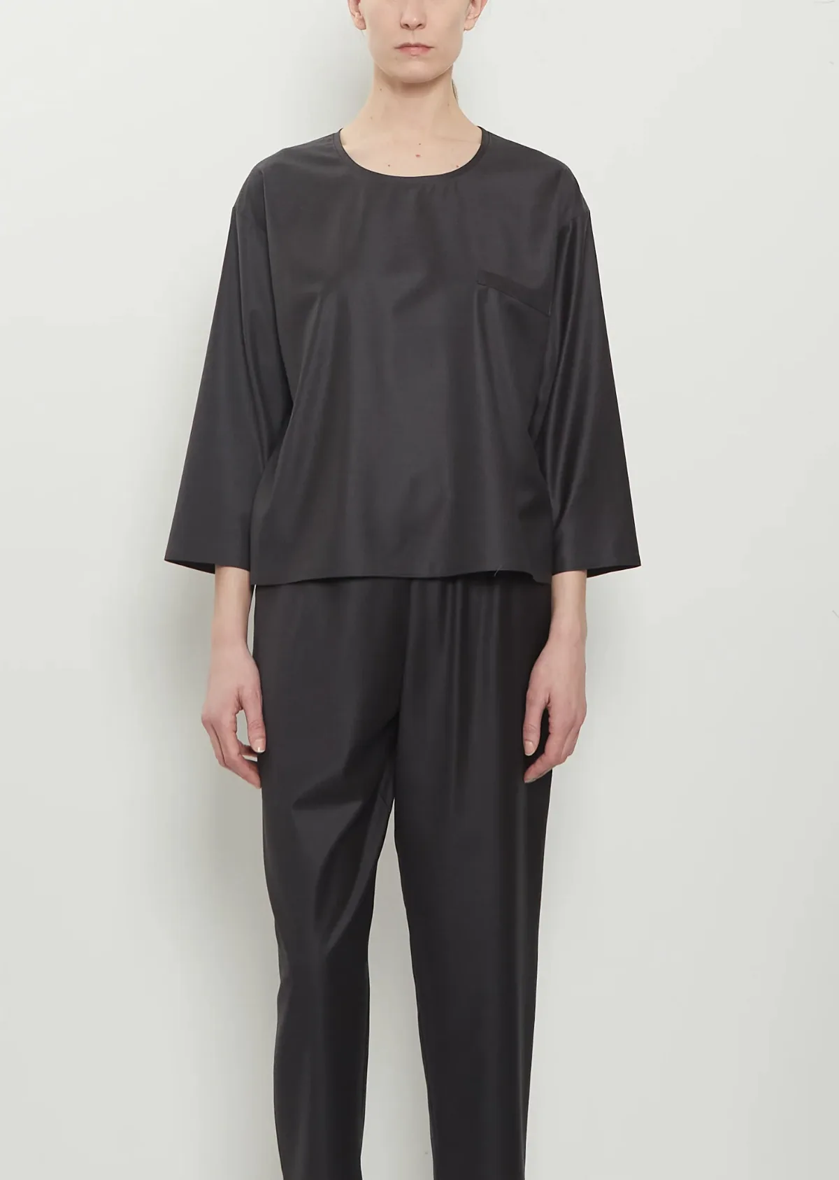 Wool Suit Pocket T-Shirt by Duan