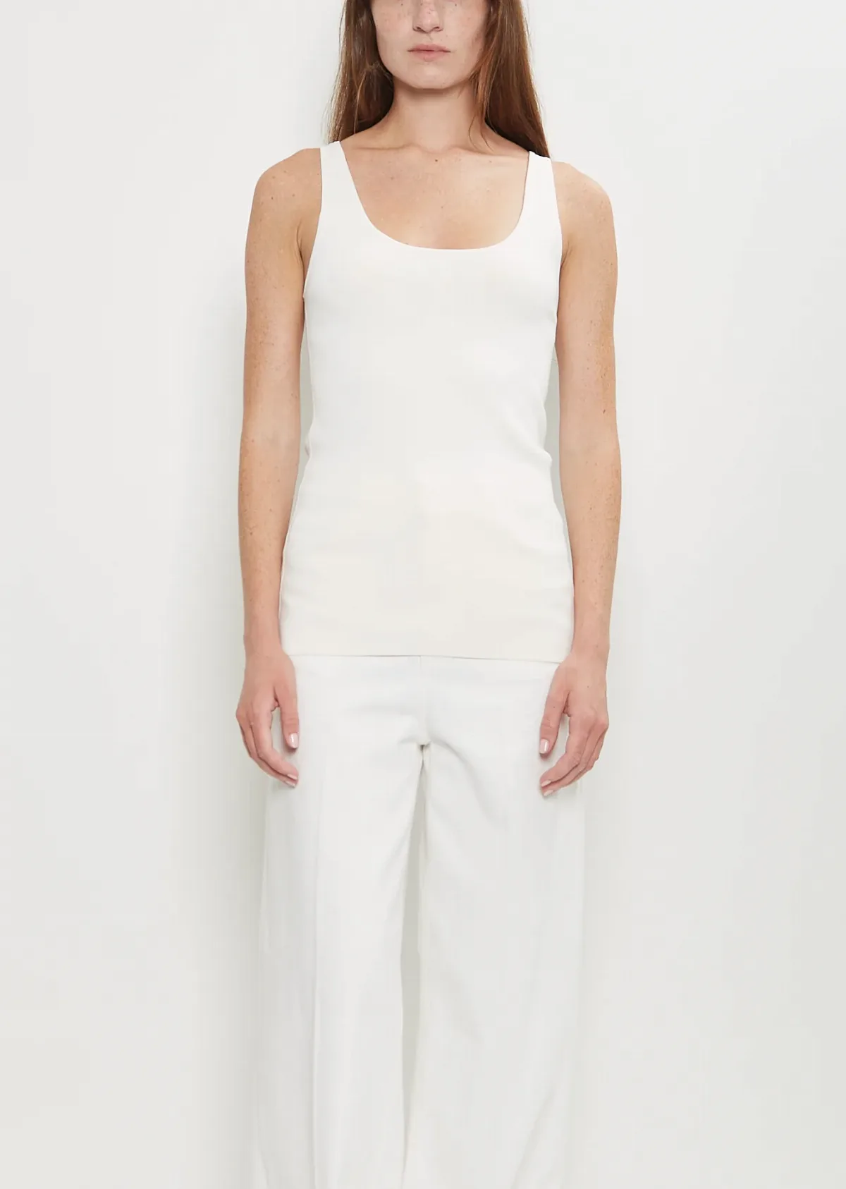 Toteme Organic Cotton Compact Knit Tank