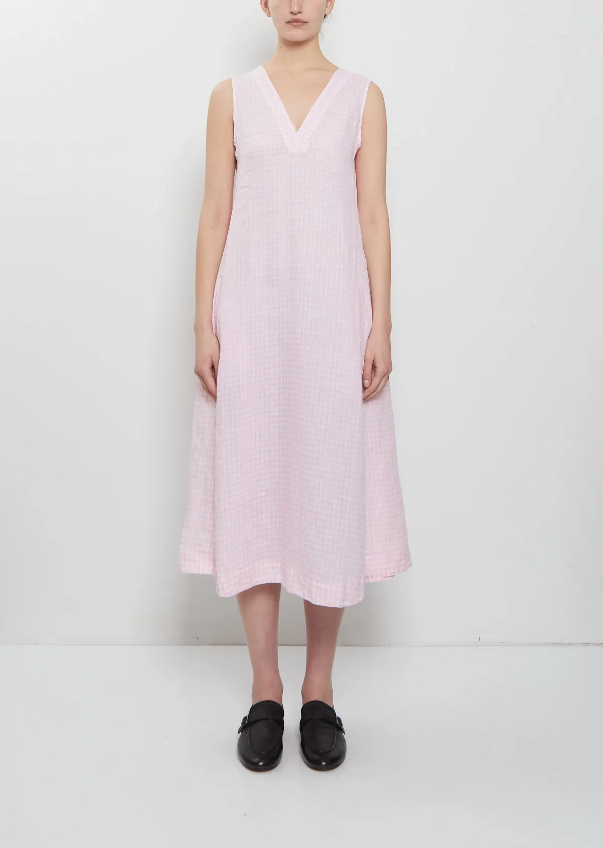 Bergfabel Amy Linen Check Dress by Bergfabel