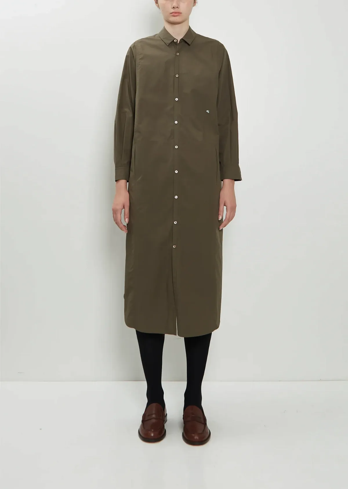 Breathing Cotton Shirt Dress by Min Perhonen