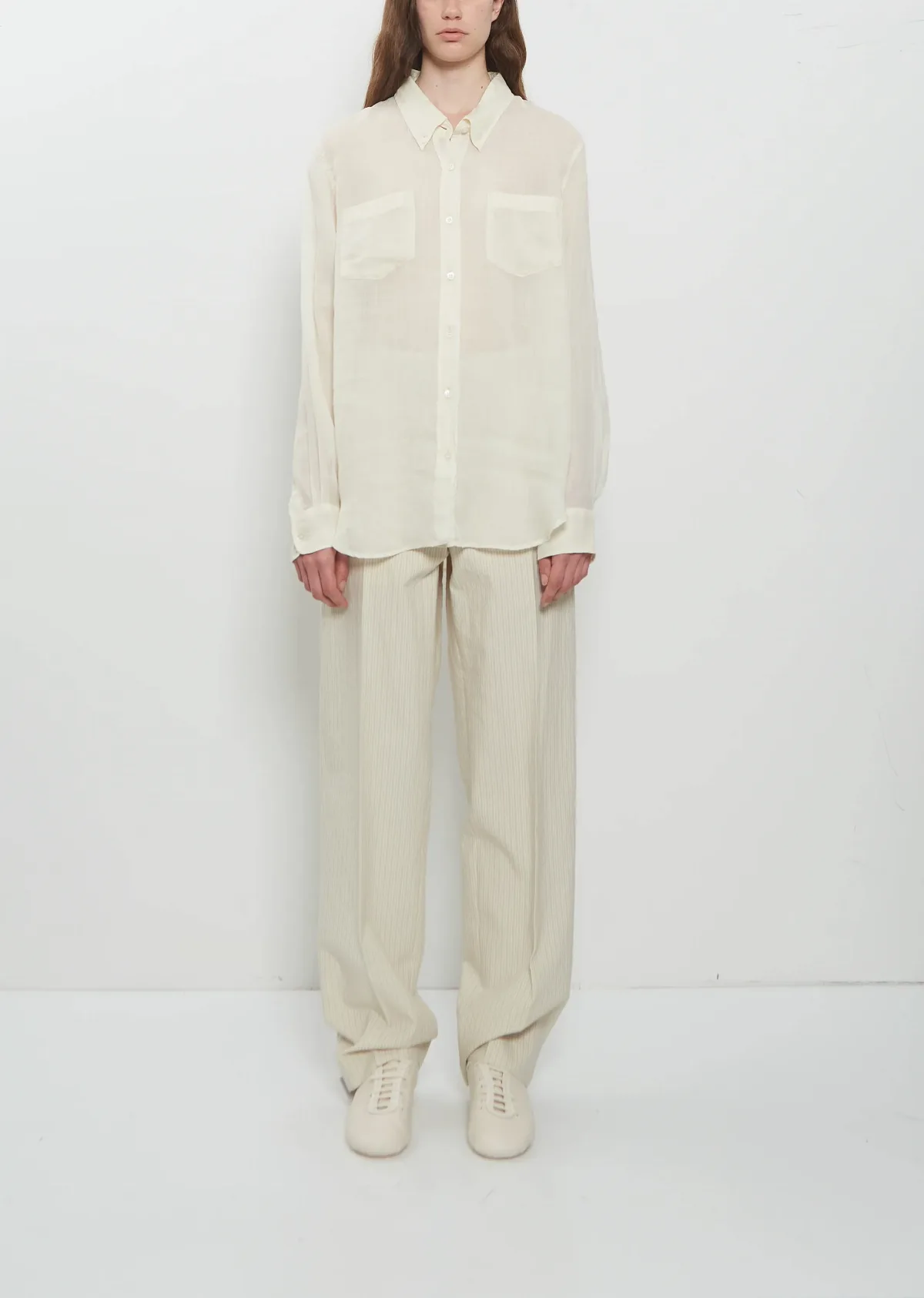 Pilar Cotton Paper Pants by Dries Van Noten