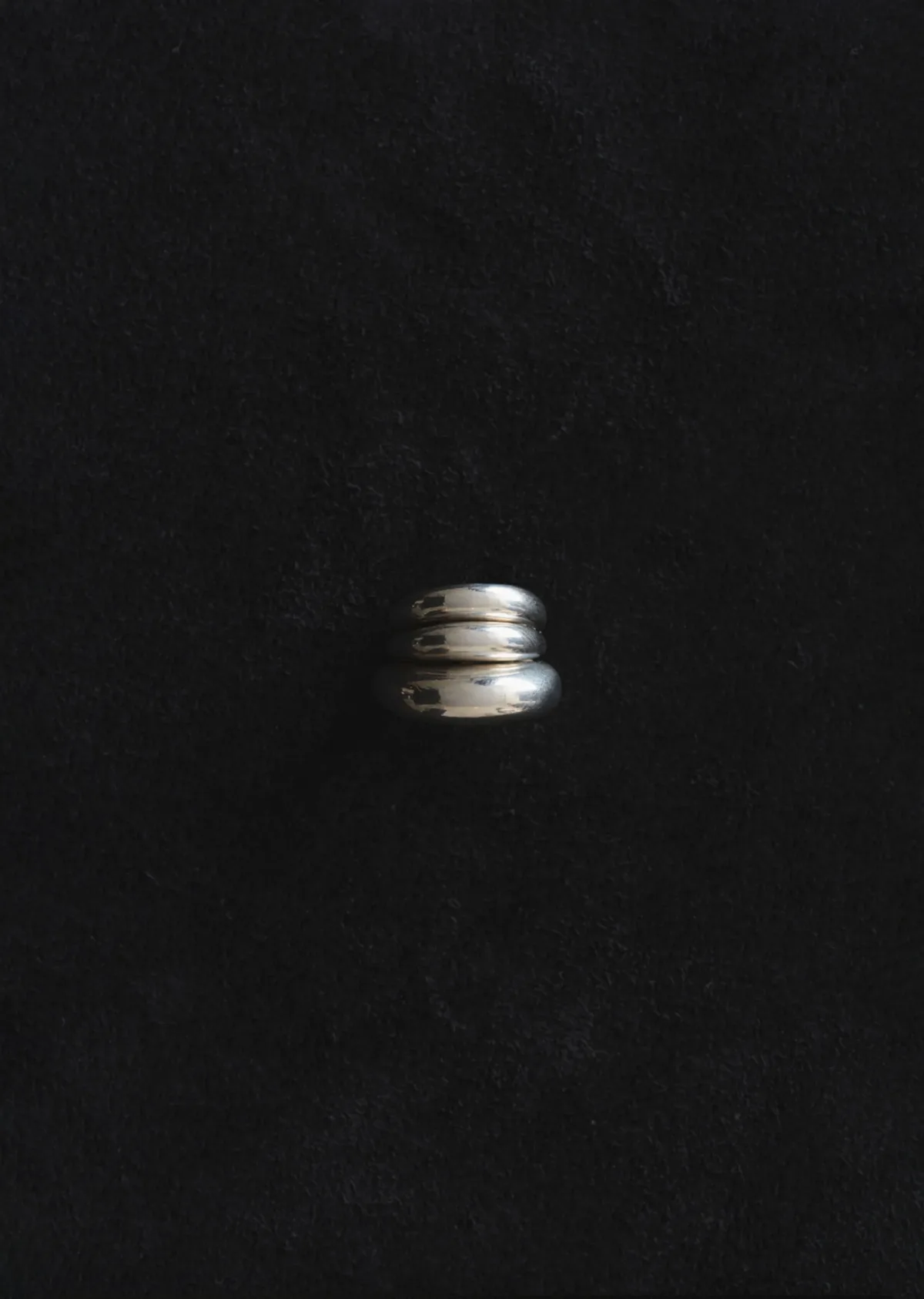 Stacking Silver Rings, Set of Three Sterling Silver by Sophie Buhai