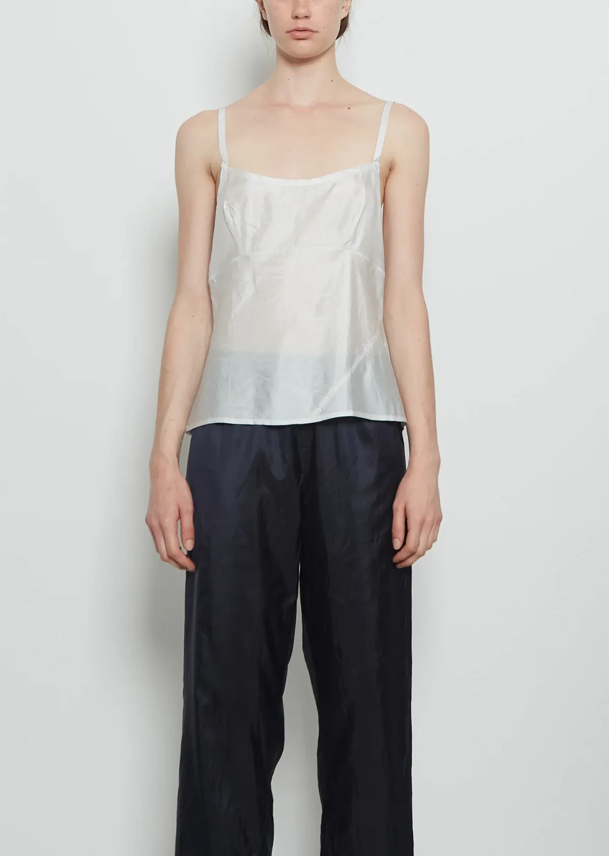 Iridescent Silk Habutai Camisole by Dosa