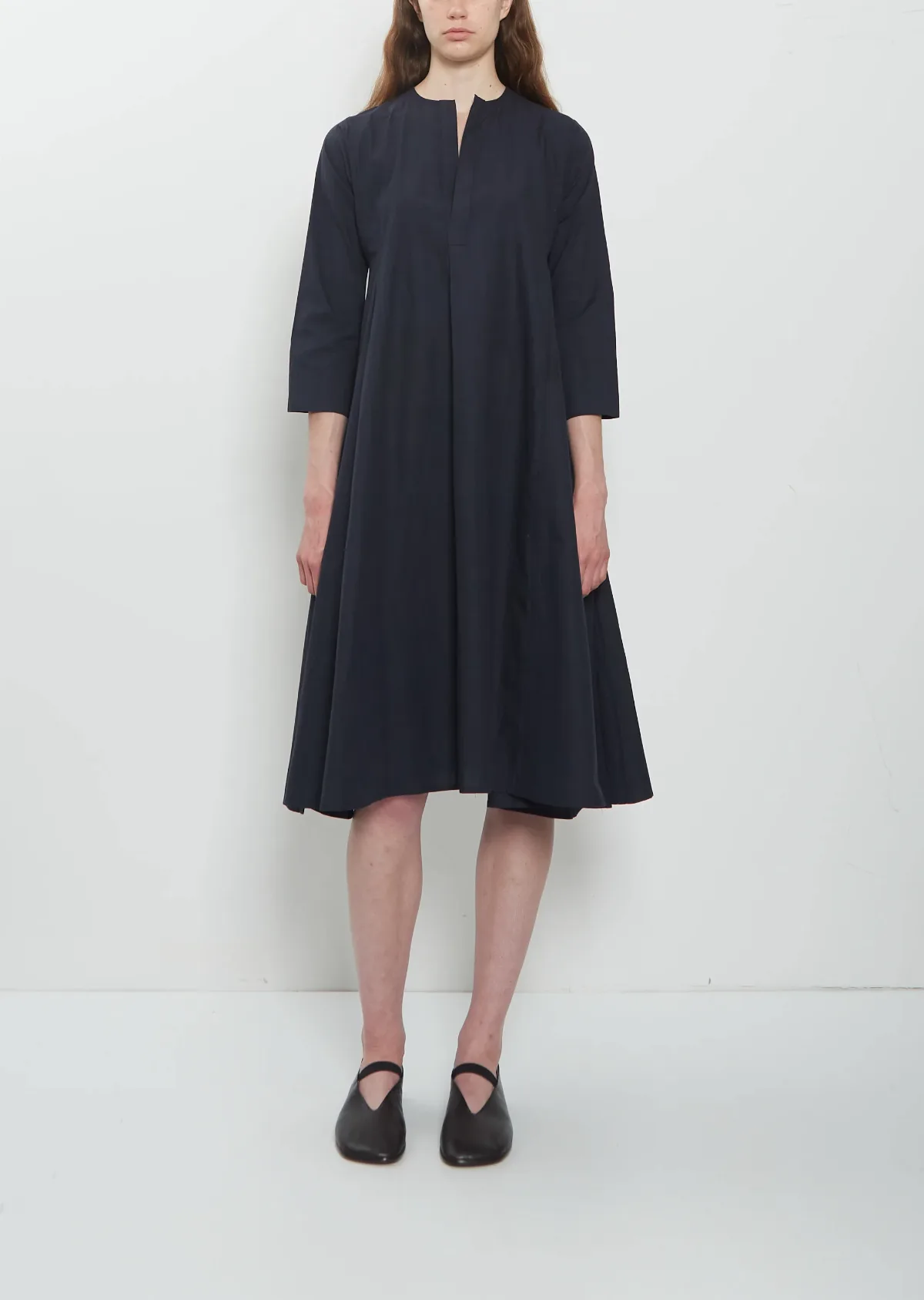 Dense Khadi Cotton Short Tule Dress by Dosa