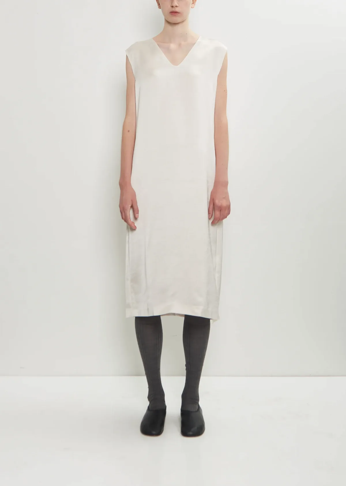 Satin Shift Dress by Carven