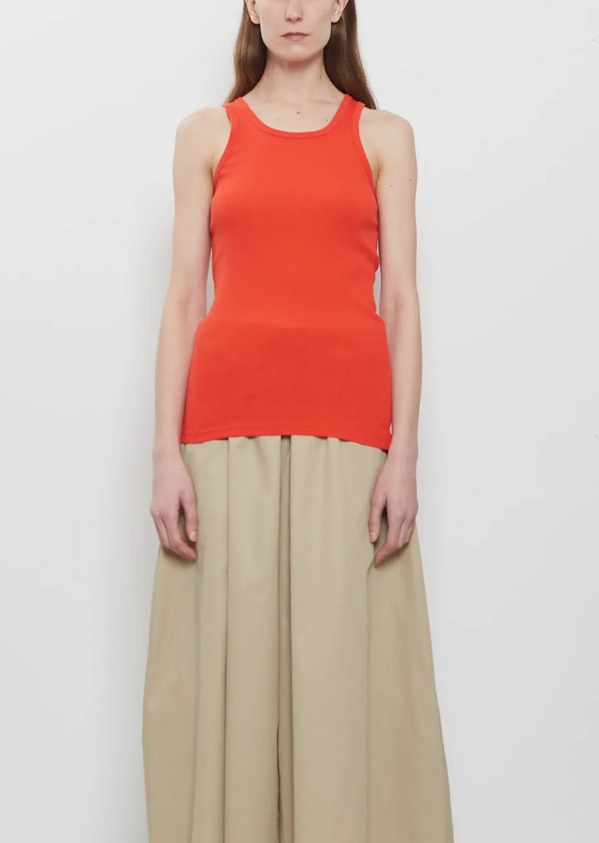 Francis Cotton Ribbed Tank Top by Meta Campania Collective