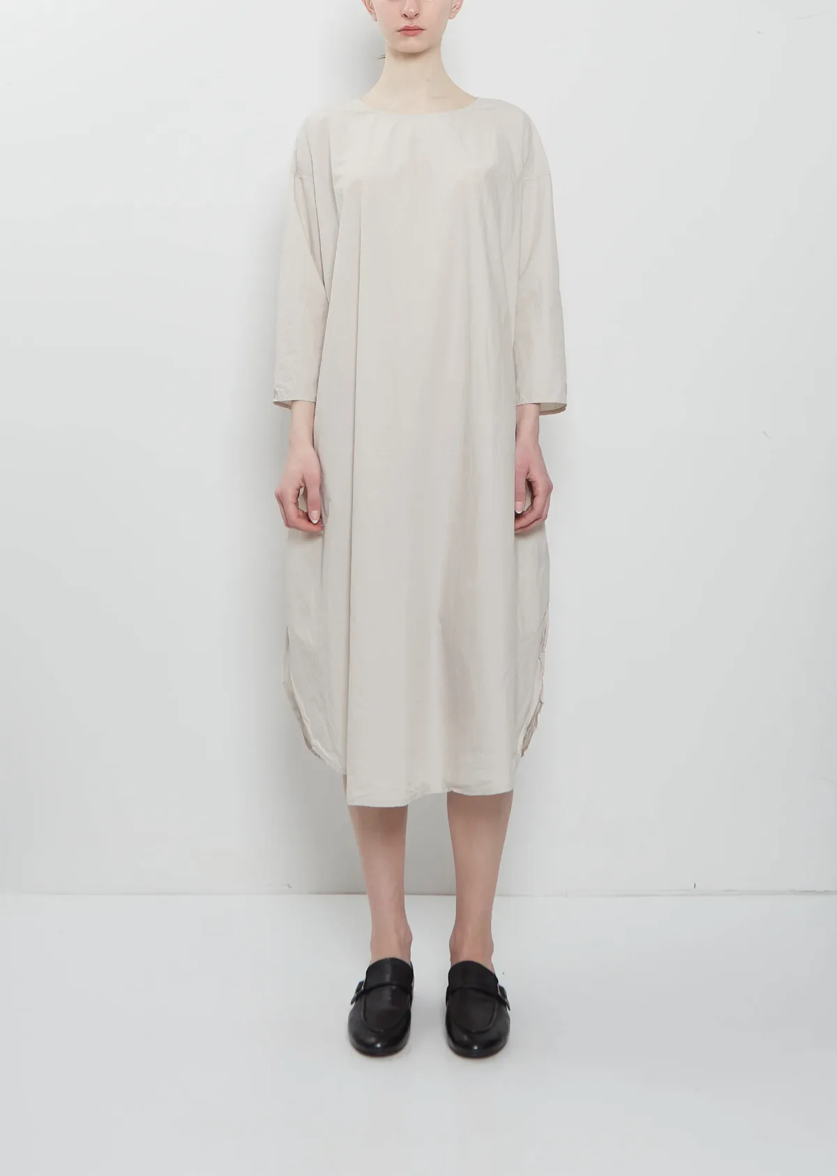 Ultra Light Canvas 3/4 Sleeve Tunic Dress by Album Di Famiglia