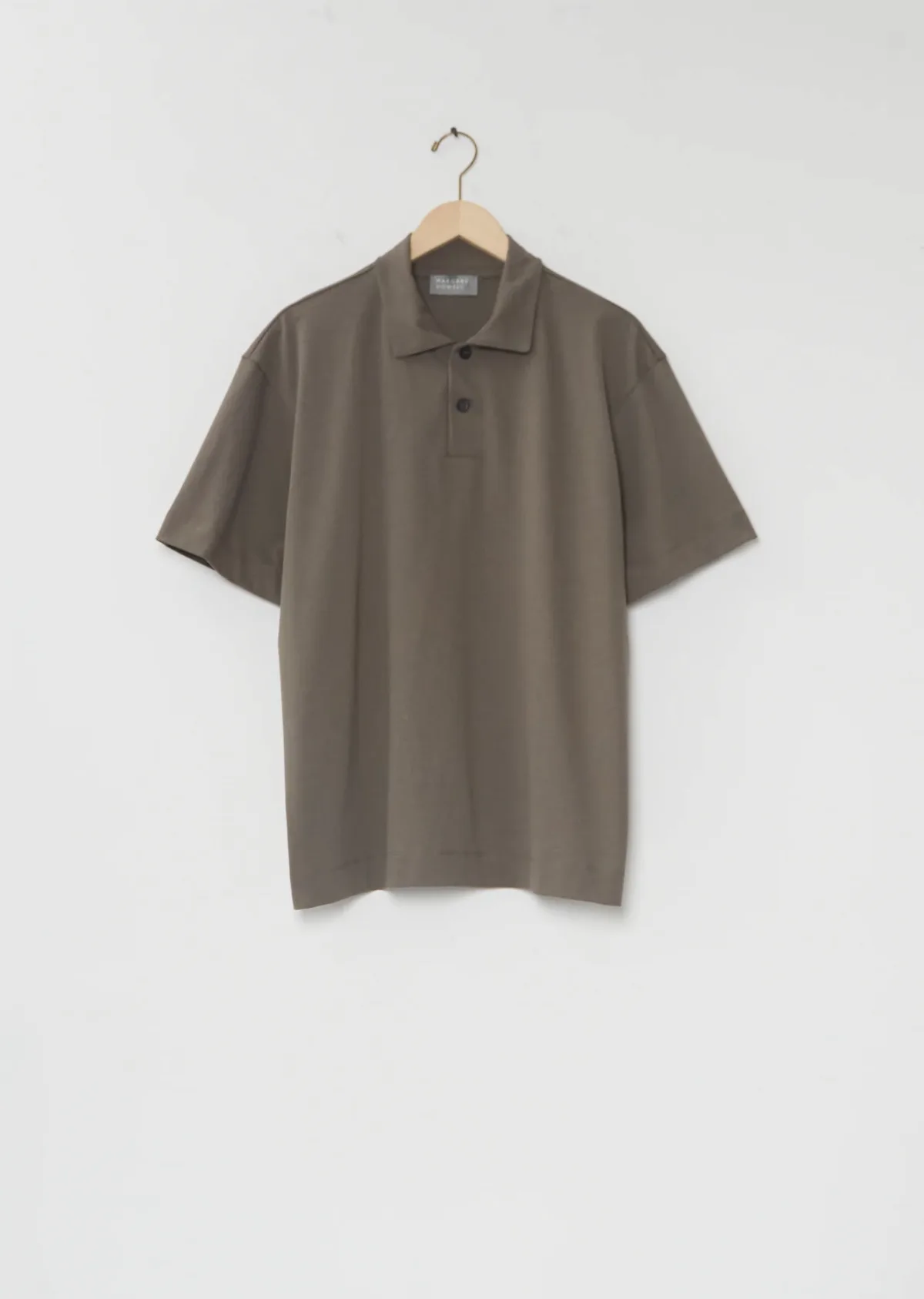 Short Sleeve Cotton Polo by Margaret Howell Men