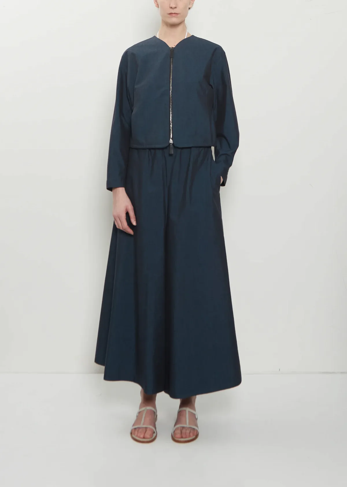 Silk Cotton Gaucho Pants by Duan