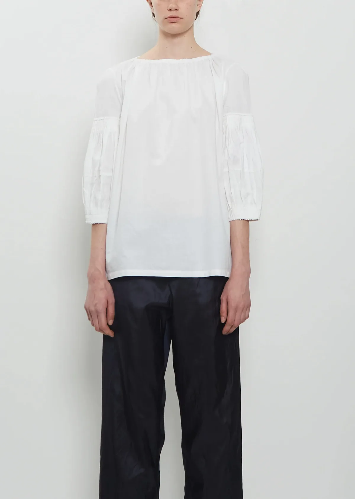 Dense Khadi Cotton Mary Ellen Mark Blouse by Dosa