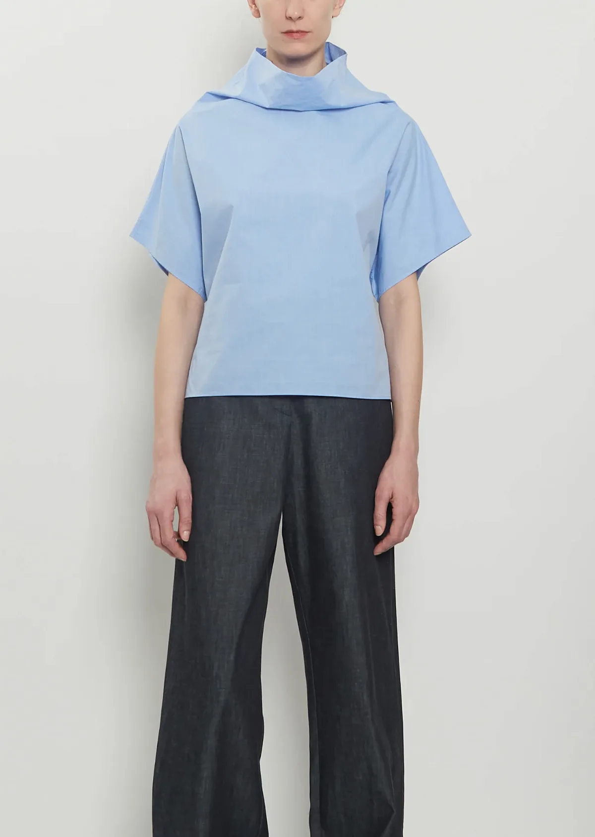 Cotton Popeline Tunic Top by Duan