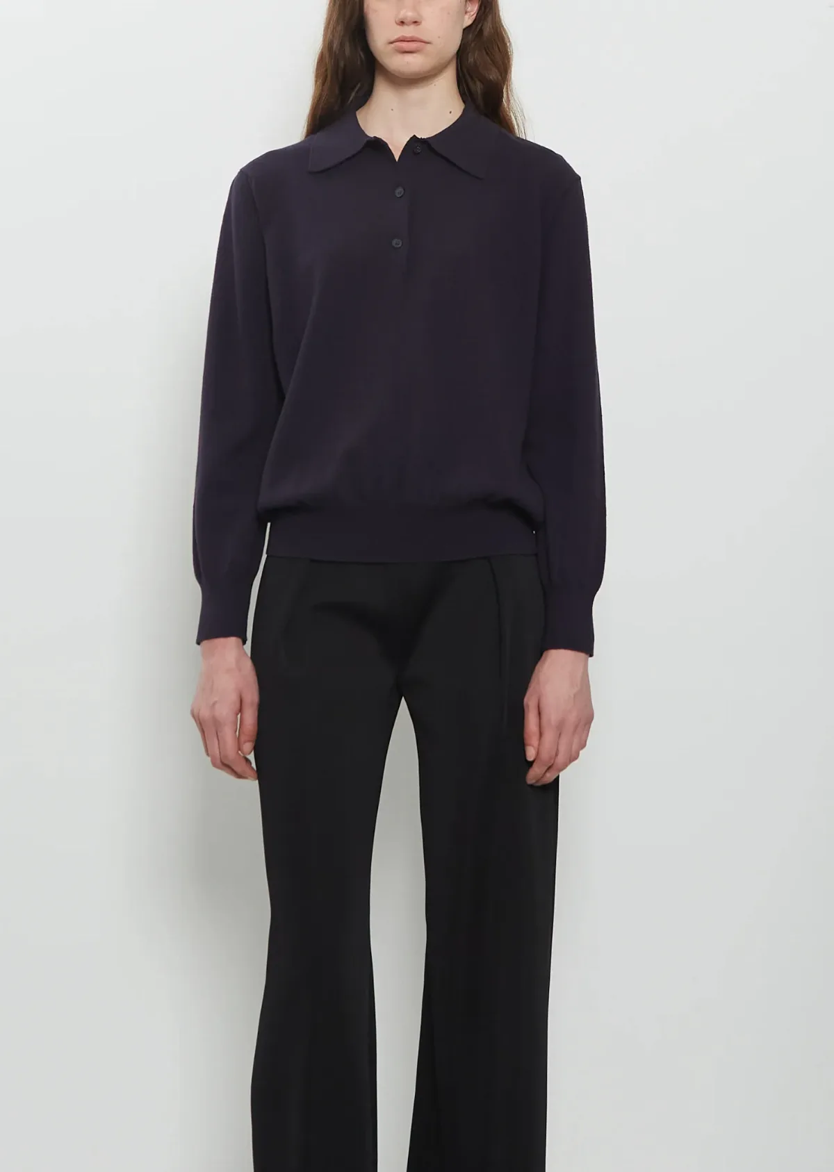 Sid Wool Cotton Knit Polo by High Sport