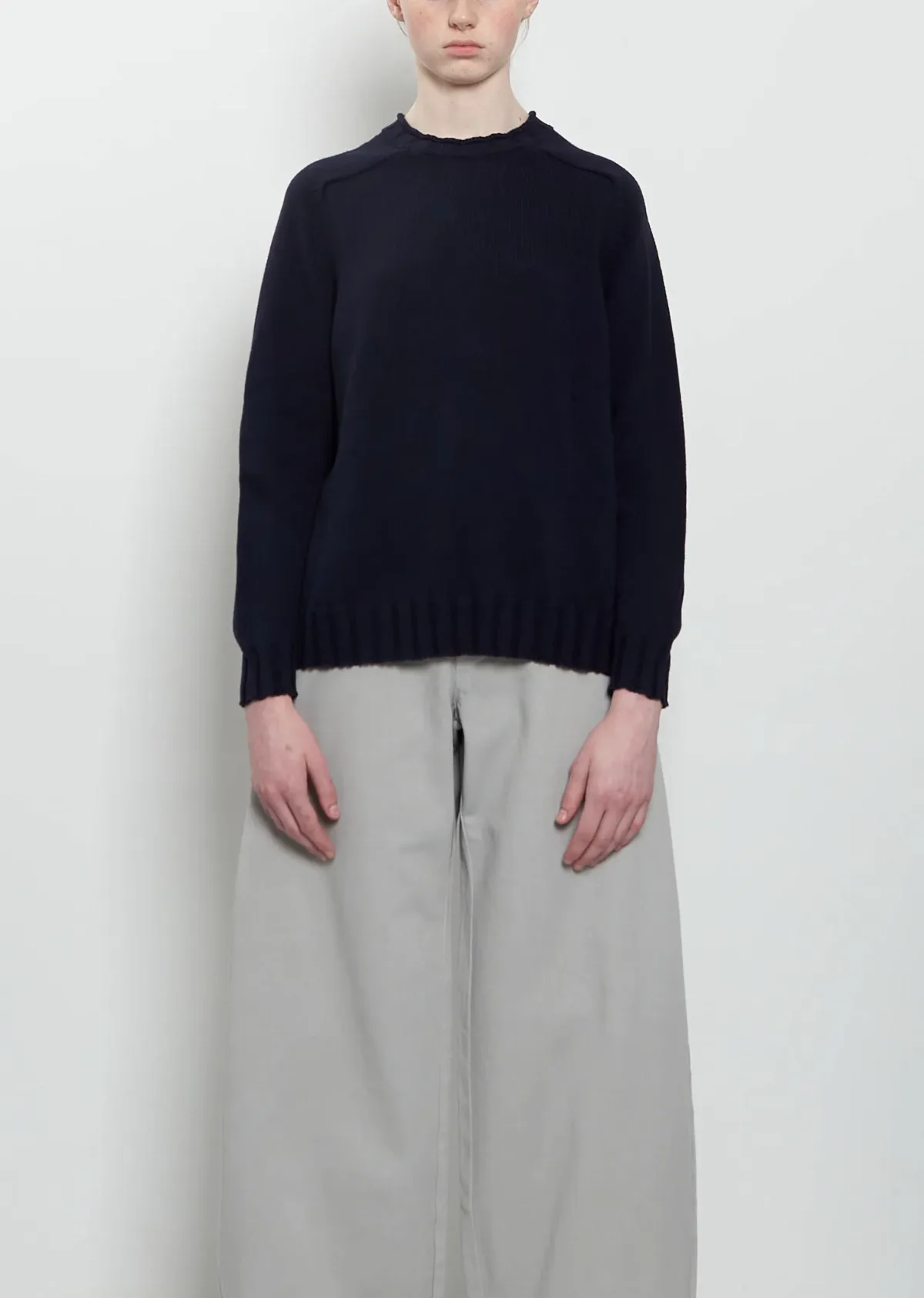 Bus Cotton Knitwear Crewneck Sweater by Laboart