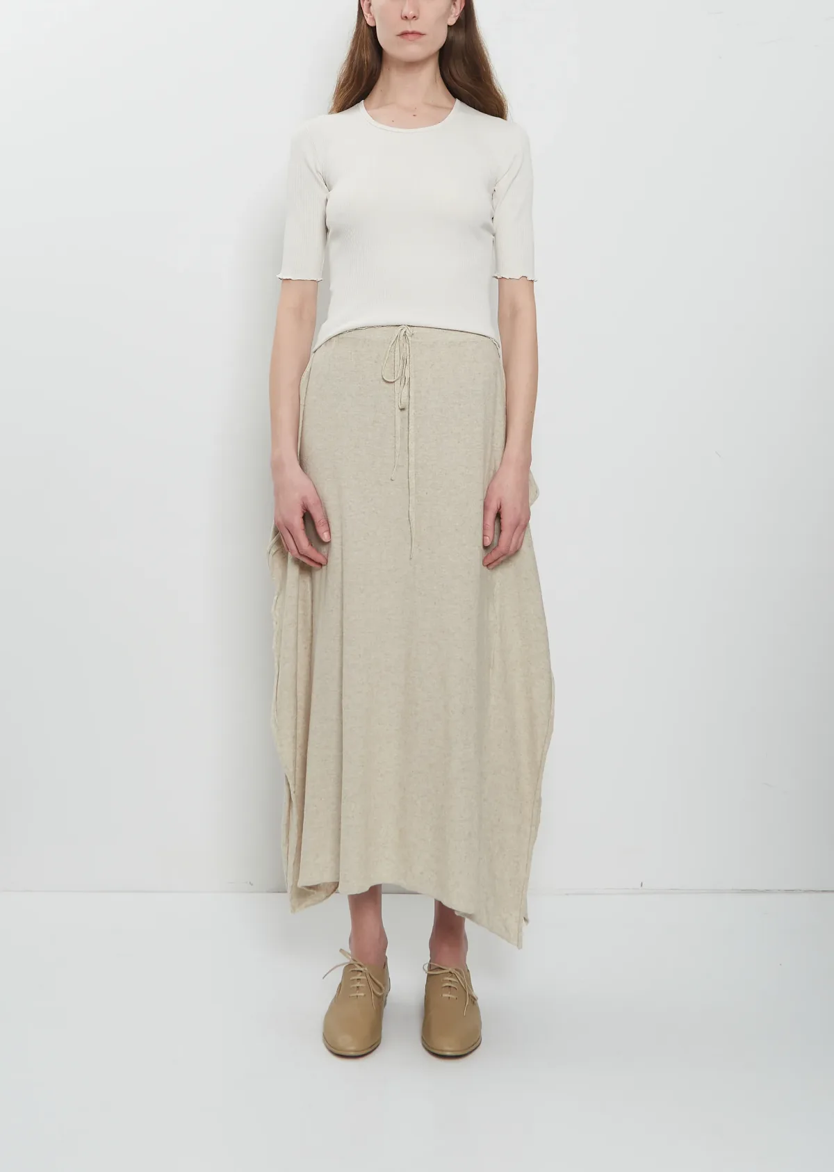 Wave Cotton Linen Skirt by Lauren Manoogian