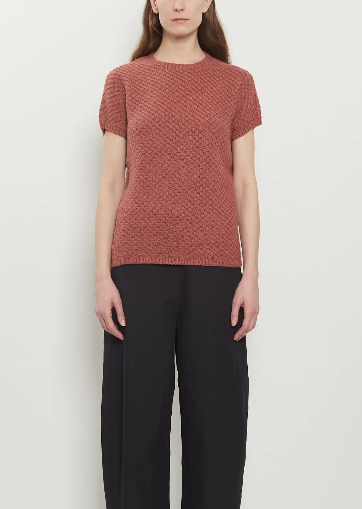 Willie Cashmere Short Sleeve Sweater by Wommelsdorff