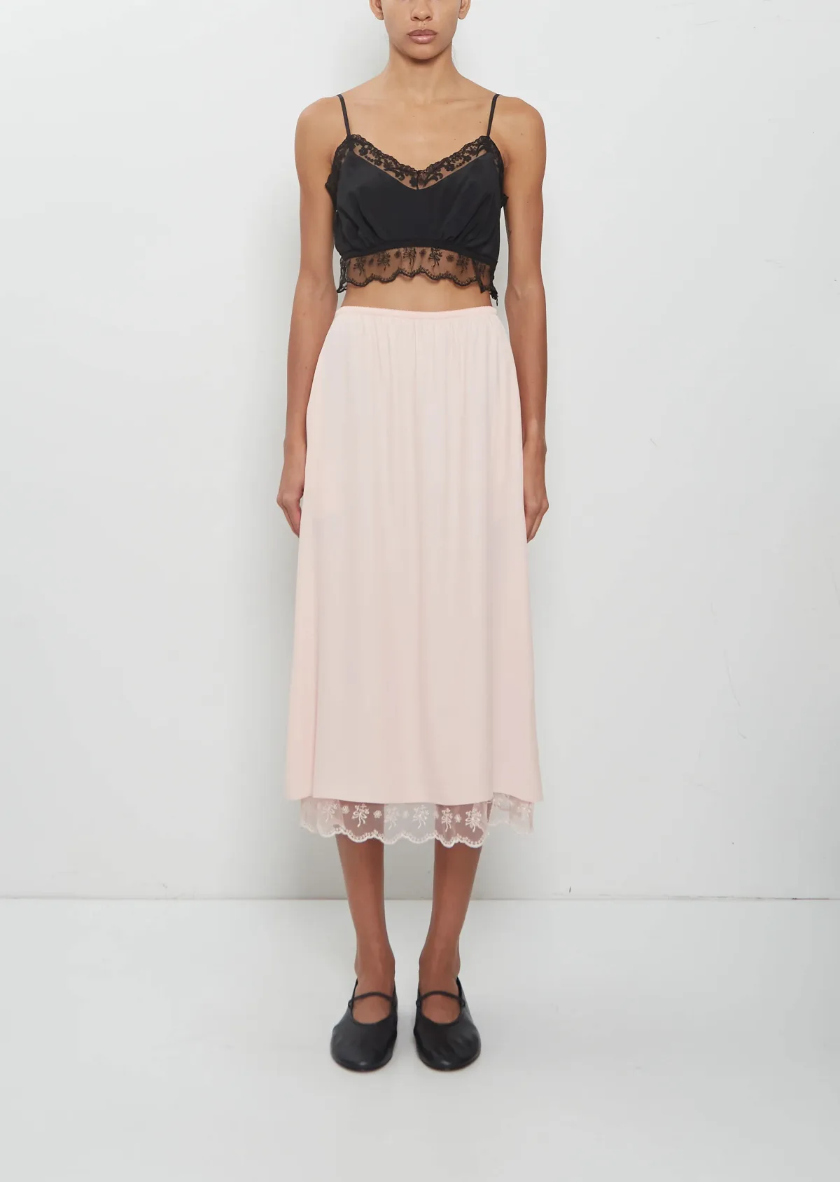 Lace Trim Negligee Skirt by Simone Rocha