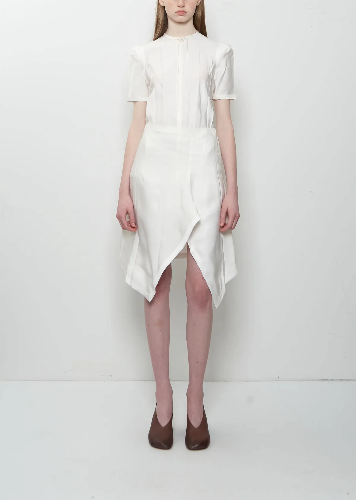 Foulard Creased Skirt by Lemaire