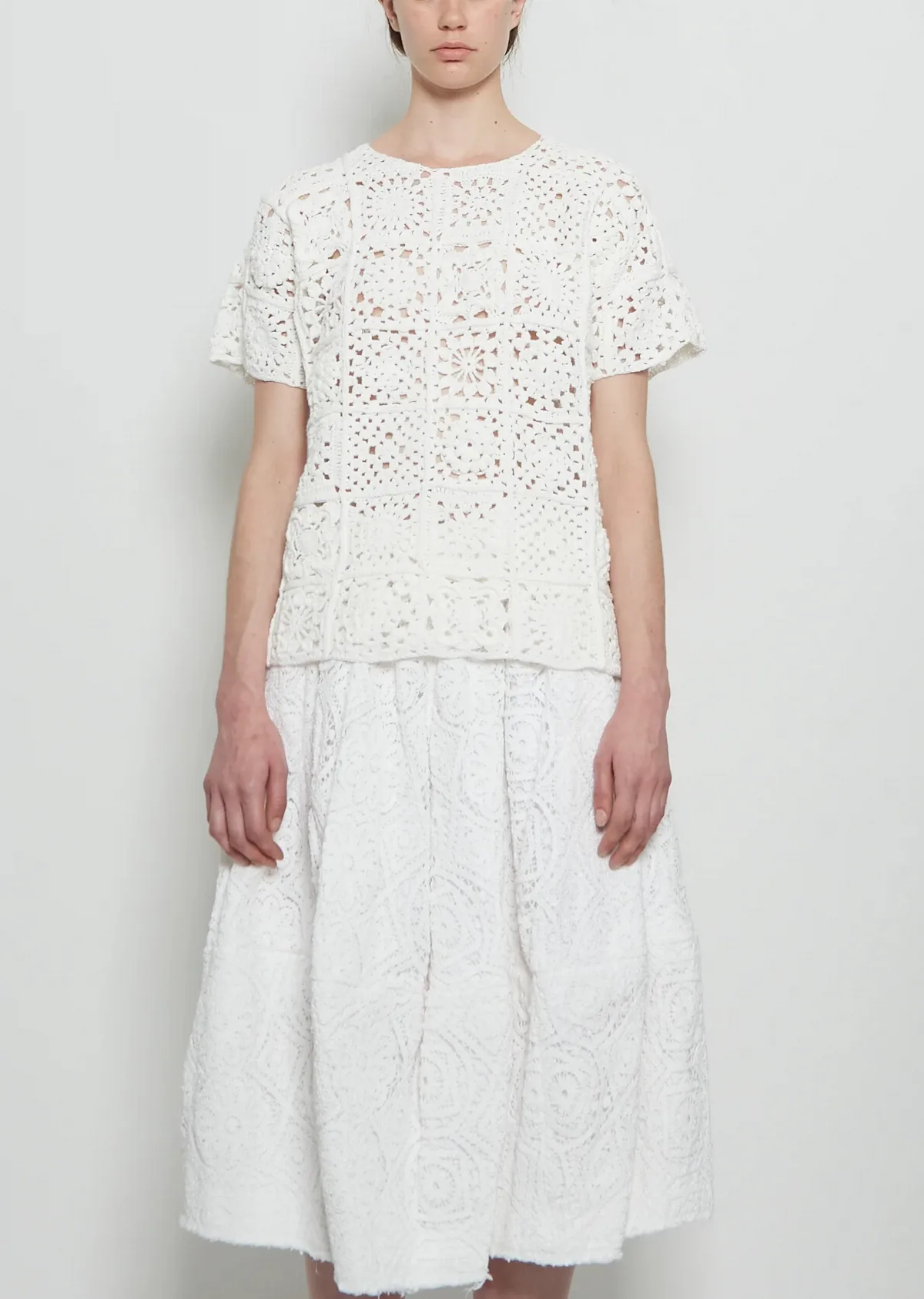 Cotton Crochet Top by Comme des Garçons