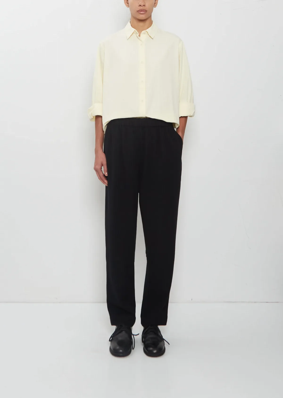 Simple Cashmere Wool Pant by Casey Casey