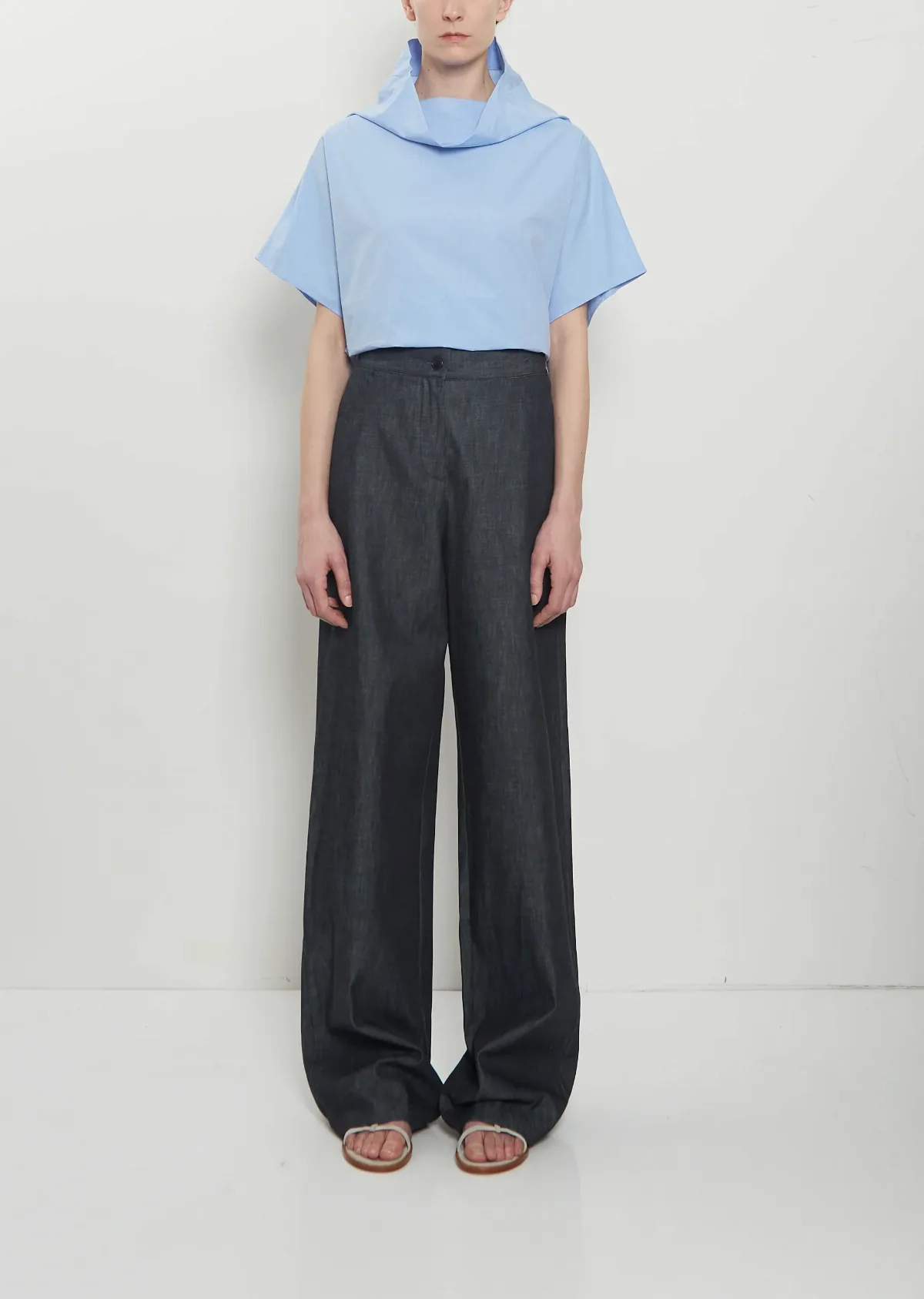 Denim Full Pants by Duan