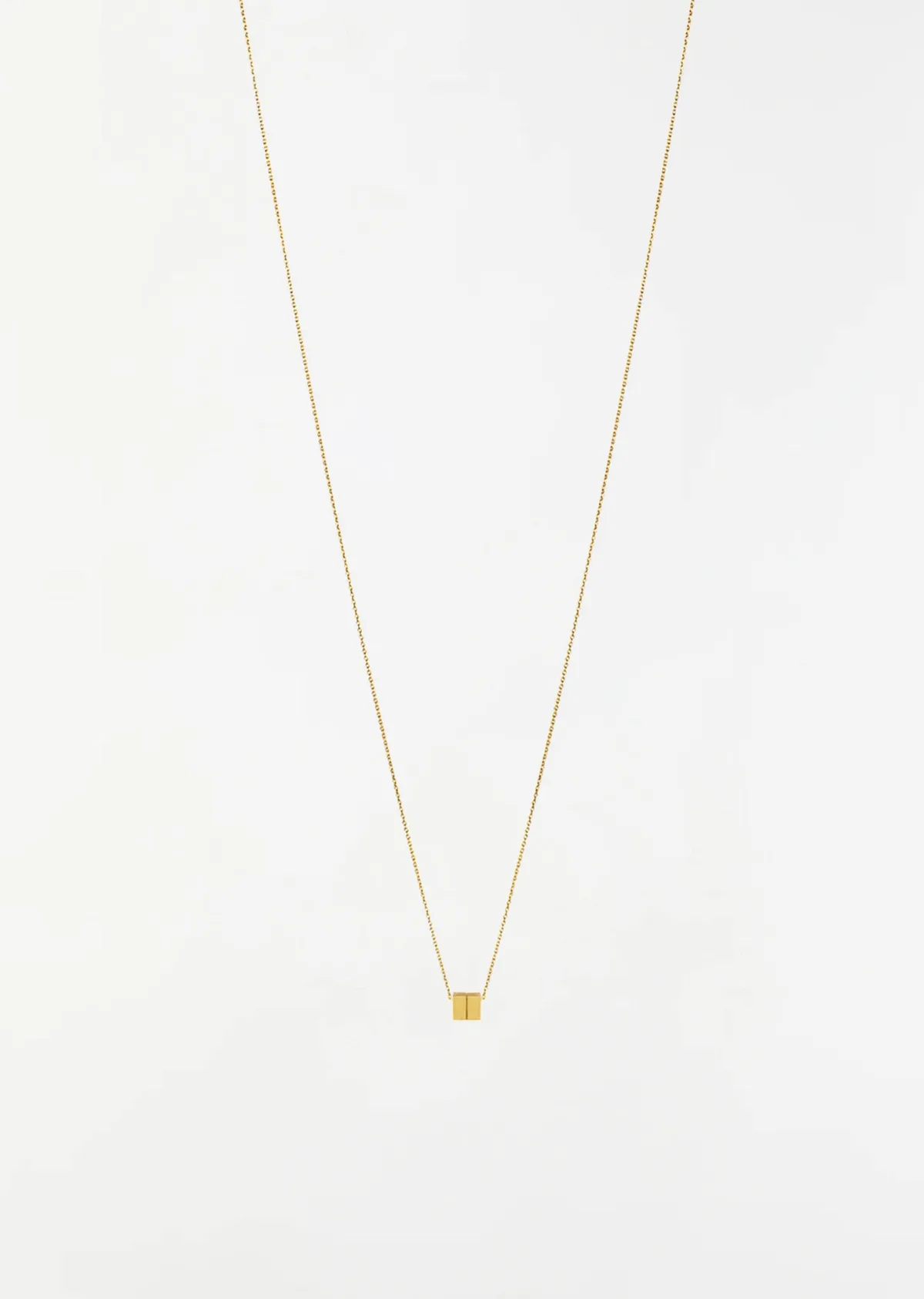 Cube Necklace 18K Yellow Gold by Shihara