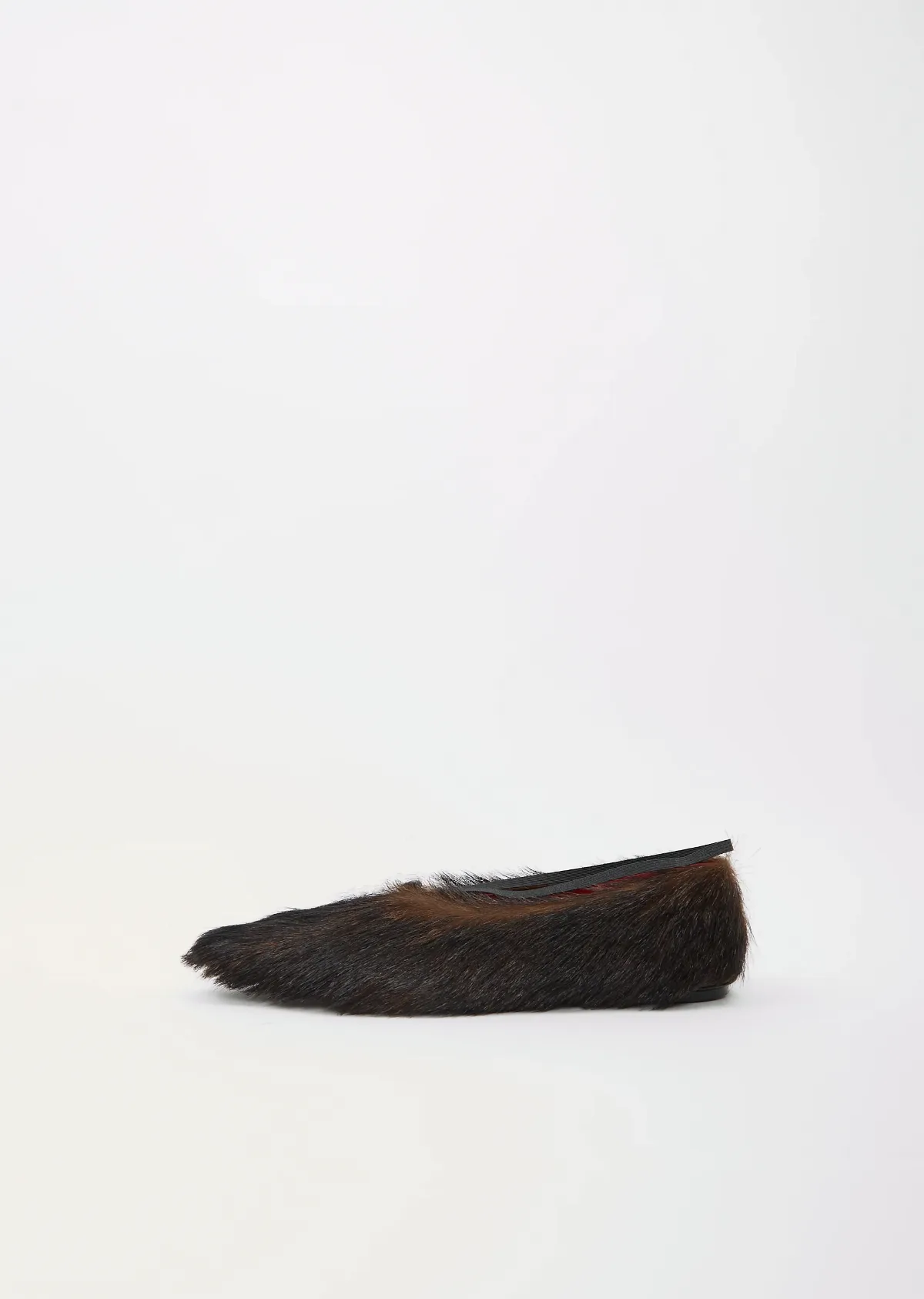 Pony Hair Ballerina Shoe by Plan C
