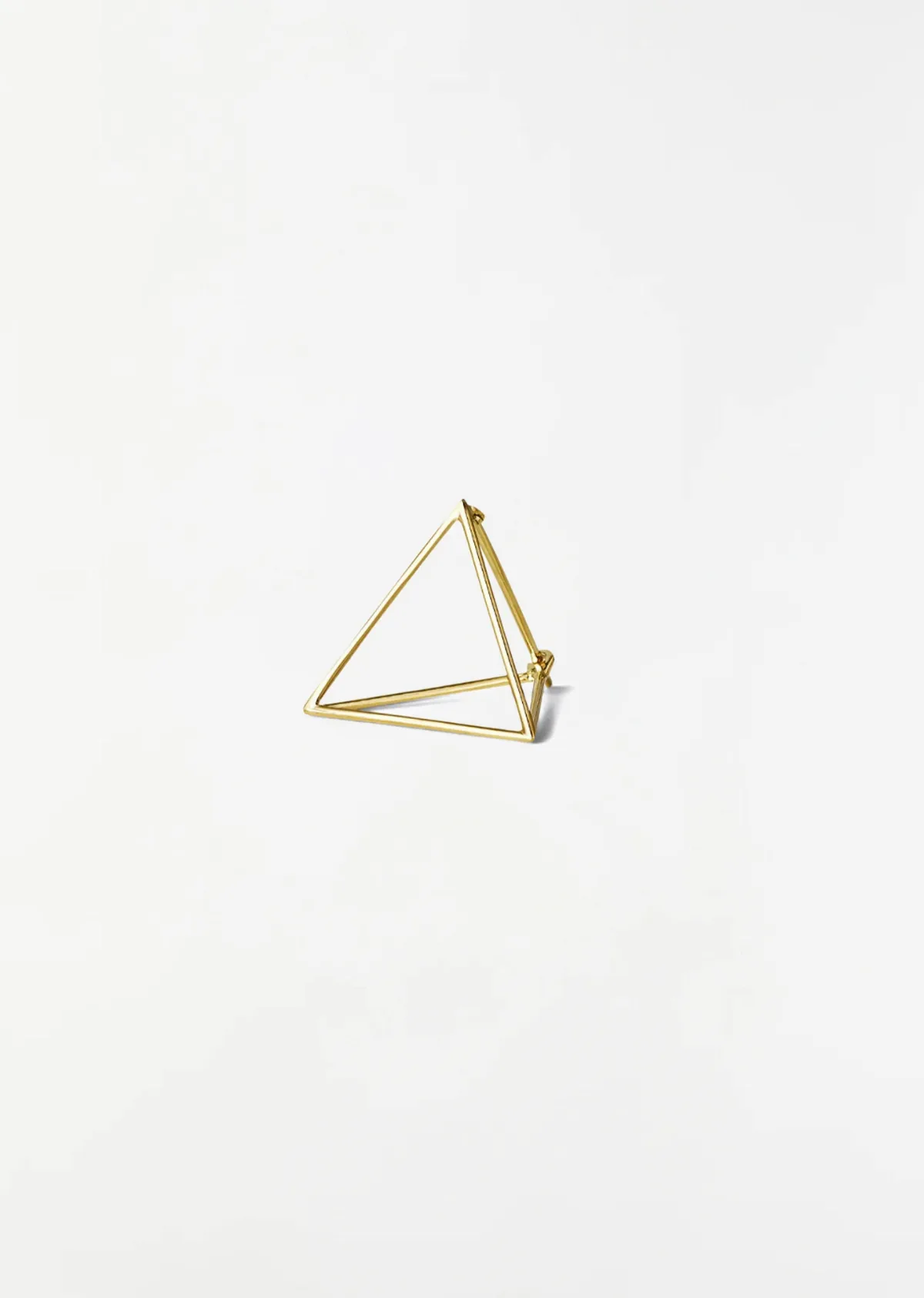 Triangle Earring 20 18K Yellow Gold by Shihara