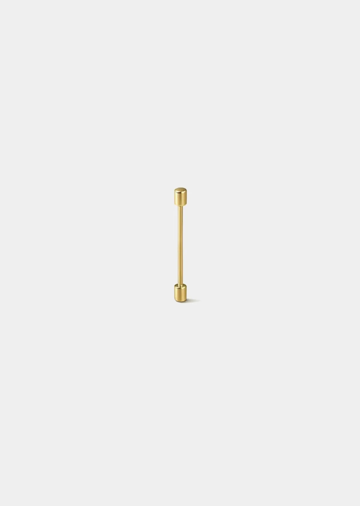 Twist Pin Earring 02 18K Yellow Gold by Shihara