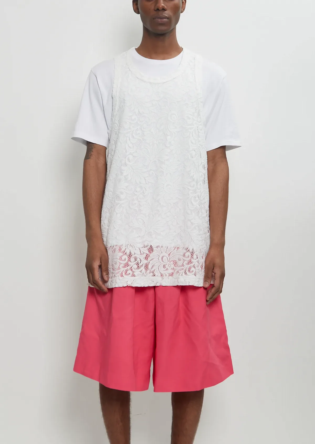 Large Floral Pattern Jersey by Comme des Garçons
