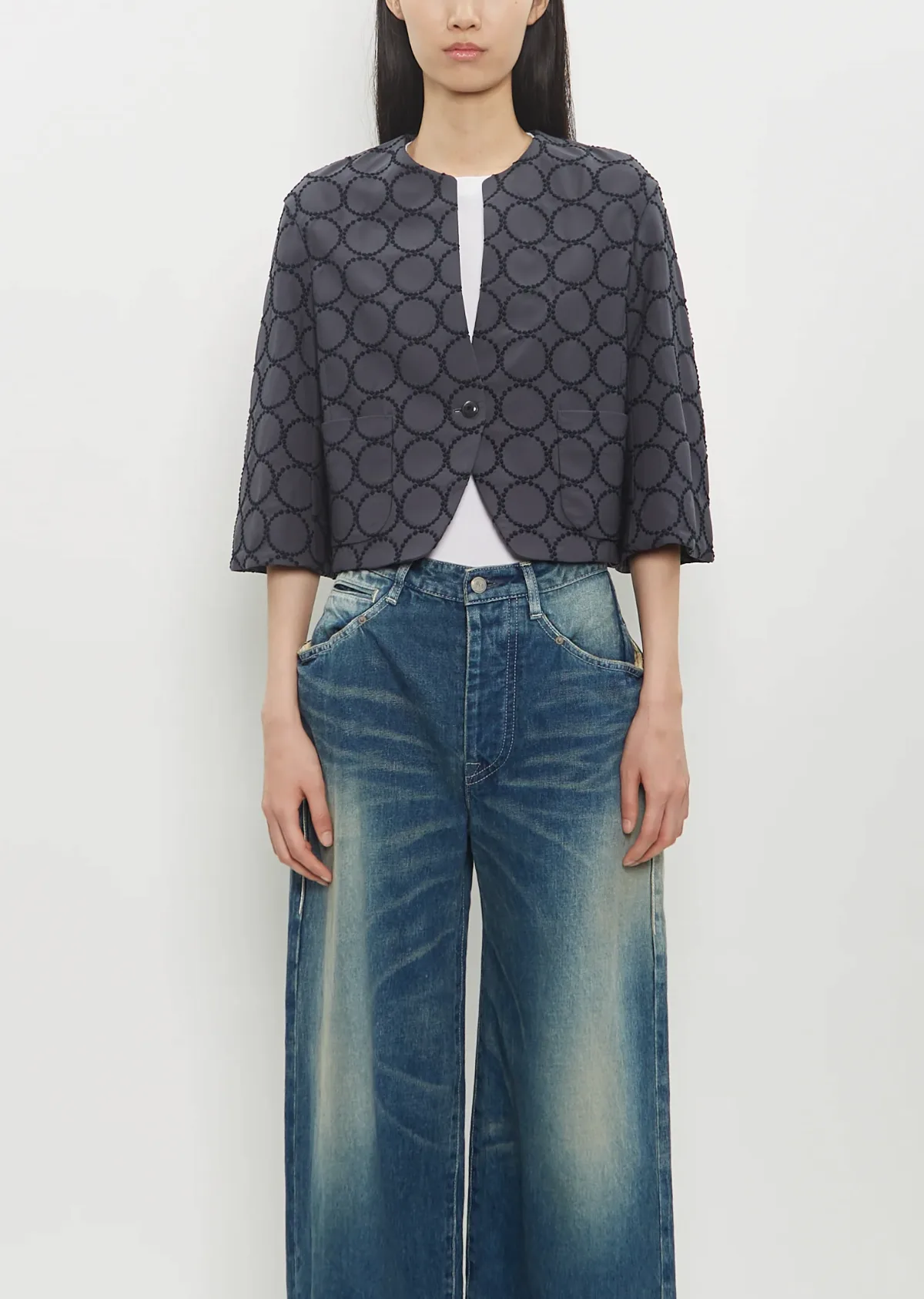 Tambourine Wool Jacket by Min Perhonen