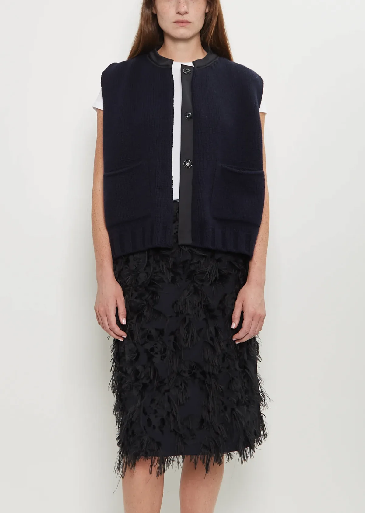 Tricot Wool Cashmere Vest by Ter Et Bantine
